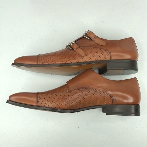 Mezlan Rocky Double Monk Strap Loafers Leather - Picture 3 of 9